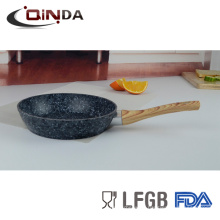 granite coating frying pan use in induction cooker